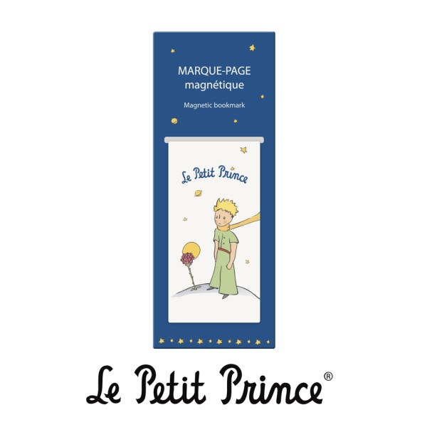 Малкият принц - Магнитен книгоразделител "Малкият принц и розата" 1